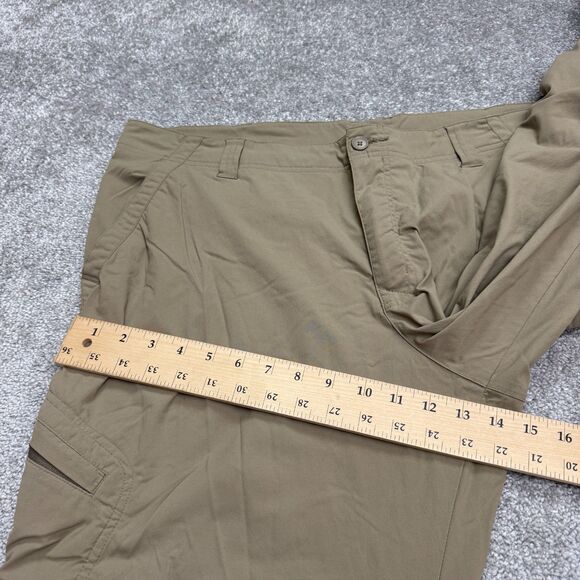 Royal Robbins Cargo Outdoor Pants Mens 40x30 Tan Brown Straight Leg Nylon Hike - Picture 15 of 16